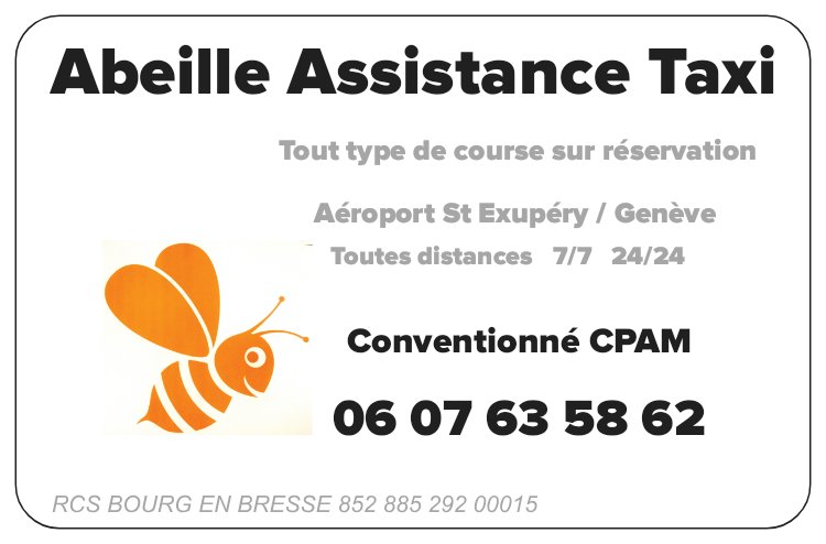 Taxi Bourg Ceyzériat